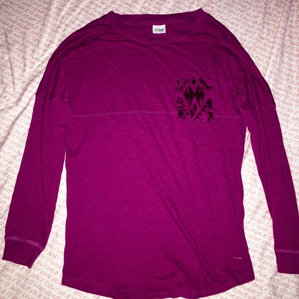 Victoria's Secret Pink Magenta Tee